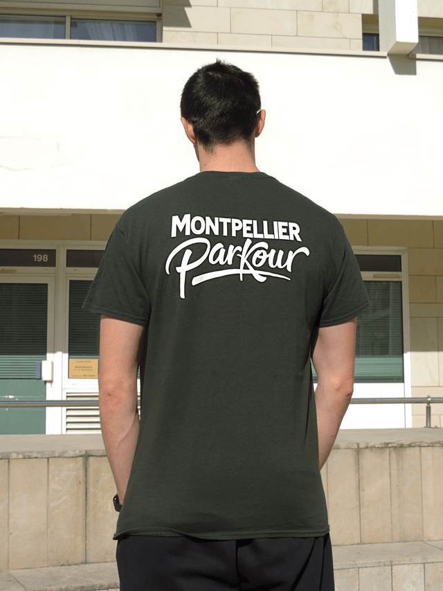 T-shirt AMP vert forêt